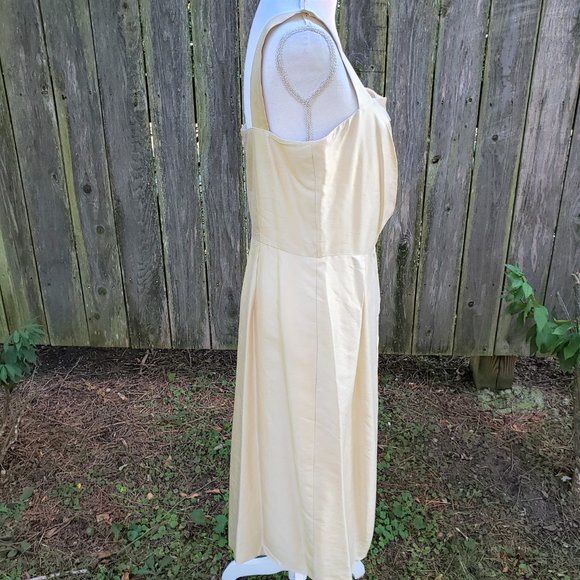 NWT MaxMara 100% Silk Sleeveless Square neck Dress - Picture 4 of 11